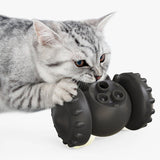 Vibe Geeks Pet Food Dispenser Tumbler Dog Treat Toy - Yellow