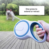 Wine Red 3M Pet Leash Retractable - Tangle-Free, Extendable Pet Leash for Walking